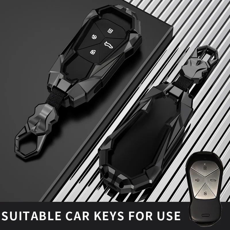 Passend für xpeng Autoschlüsselhülle, Kettenringgehäuse, Xiaopeng G9, G6, P5, P7, P7i, G3, G3I
