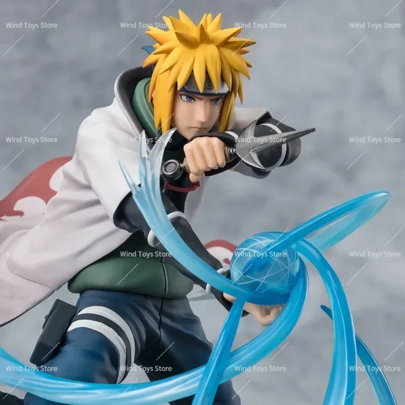 In Magazzino 100% Originale NARUTO Minato Namikaze Anime Figura Da Collezione Modello Figurine Ornamento Raccogliere Regali