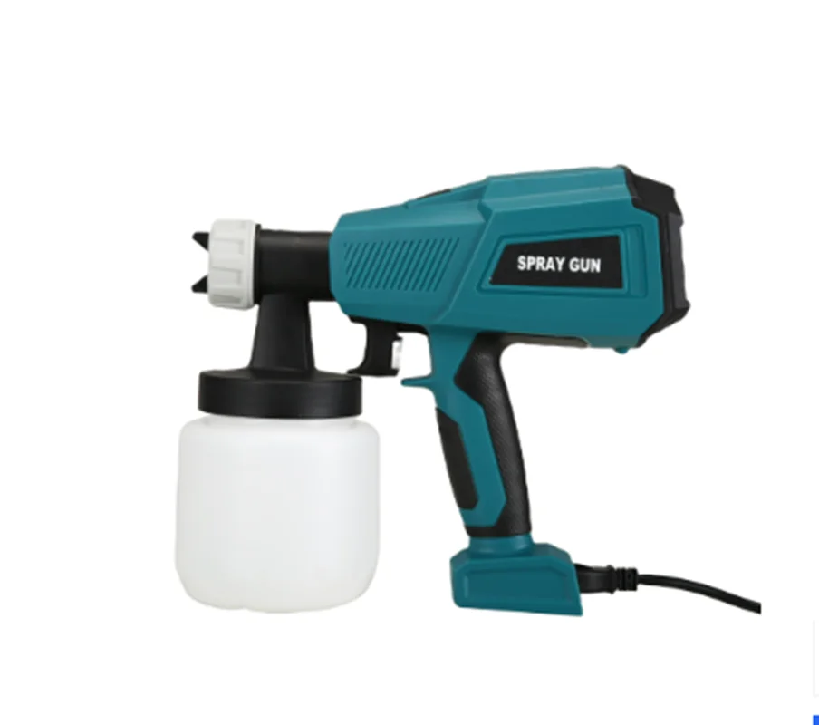 220V 600/800W Electric Paint Sprayer 800ml Container Wall Fence Painting Gun