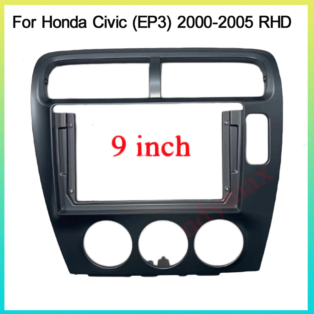 

9 Inch 2 Din android Car Radio Fascia Frame for HONDA Civic Type R (EP3) 2000-2005 car panel Trim Dashboard Panel Kit