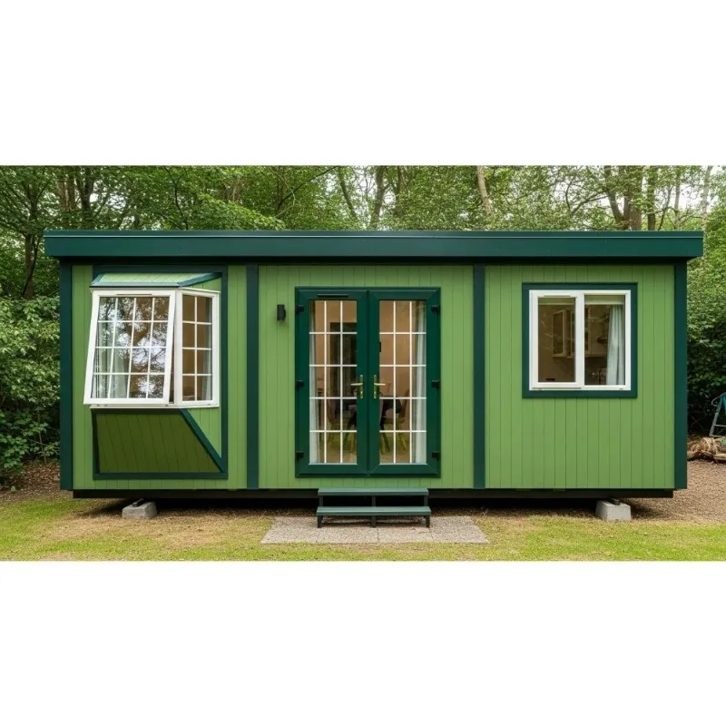 YG Customized Australia Prefabricated House Luxury Villa 20Ft 40Ft Folding Portable Prefab Mobile Homes Foldable Expandable Cont