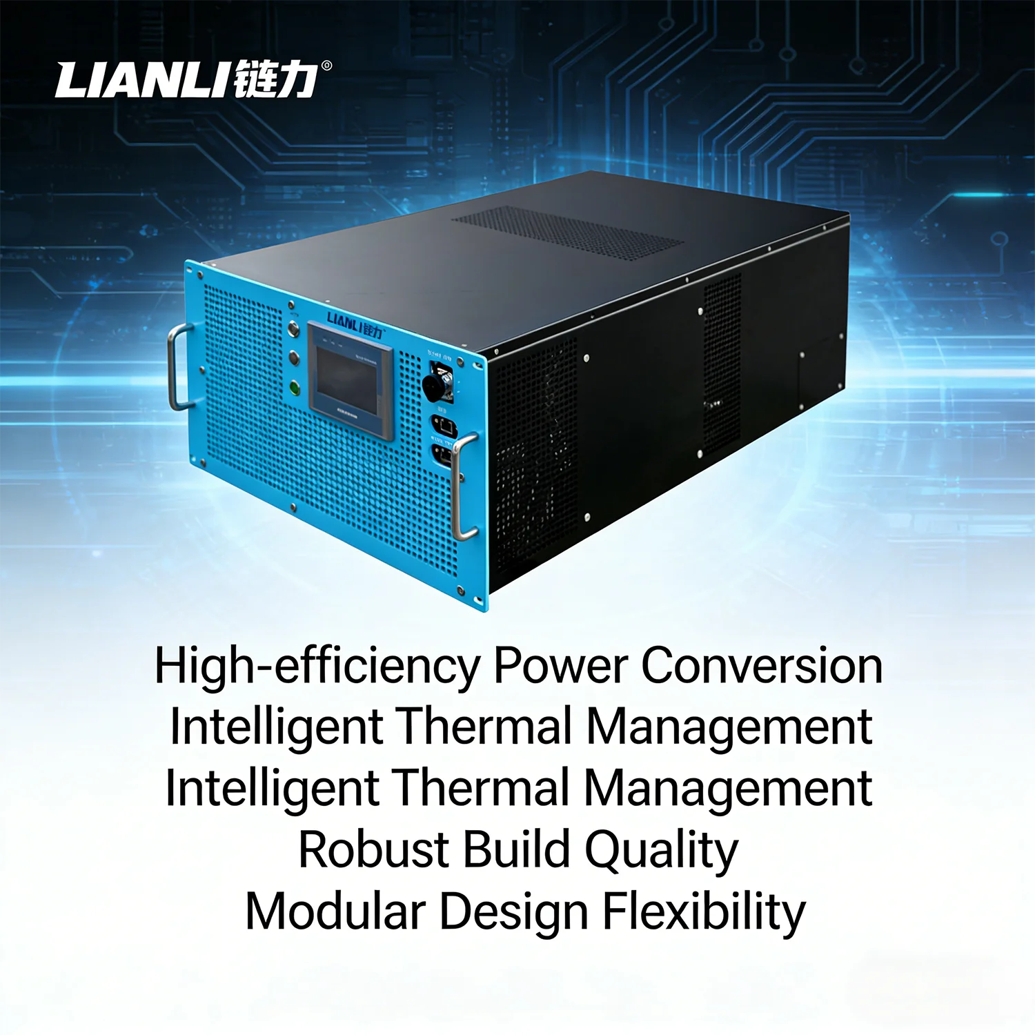 LIANLI 6KW 8KW 12KW18KW Rack-mounted Air-liquid Mixed Cooling CDU Server Liquid Cooling CDU