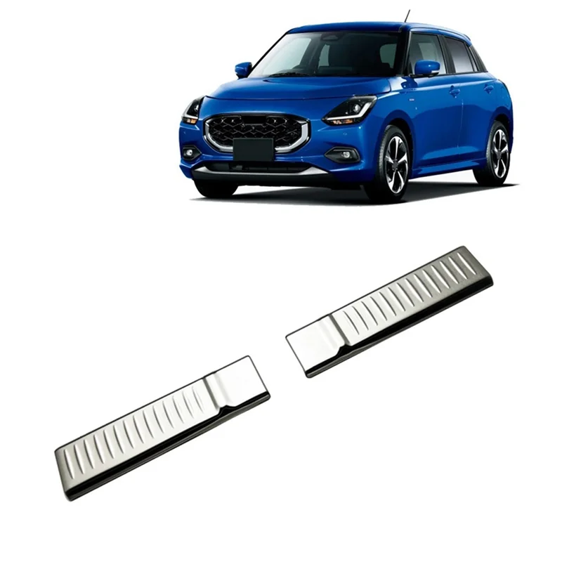 

Classy-For Suzuki Swift ZC/ZD 2024 Trunk Door Sill Cover Rear Bumper Plate Stainless Steel Exterior Accessories