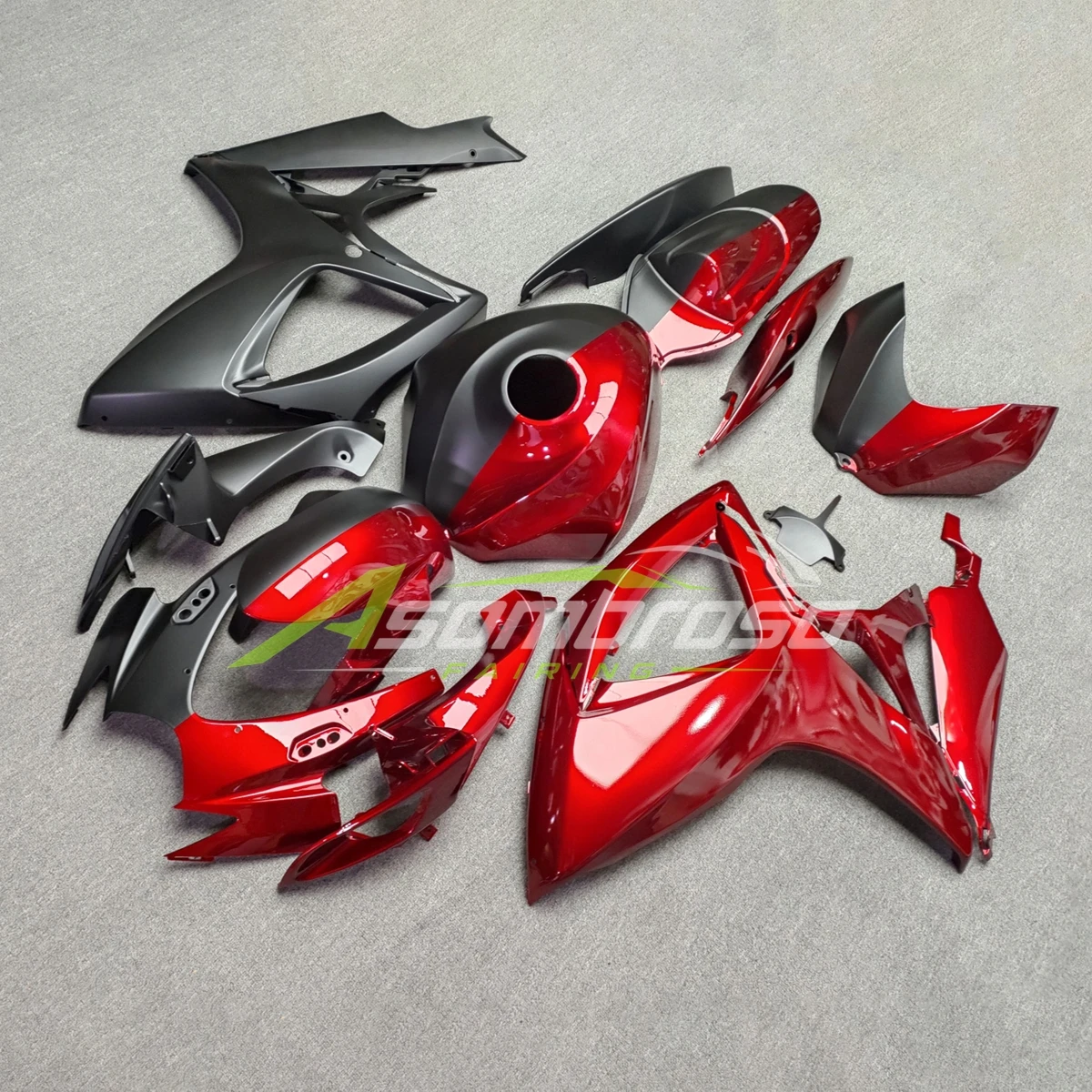 For Suzuki GSX-R600 GSX-R750 20006 2007 Aftermarket Fairing Set Painted ABS Plastics Motorcycle Body Cowling