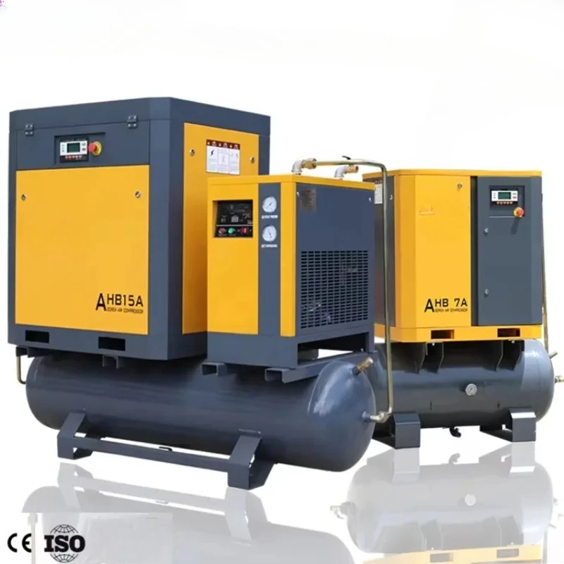 Fixed Speed Variable Speed 11KW 15KW 22KW 30KW 7-13Bar Screw Compressors 1.1-3.6m3/min German Technology DC Compressor