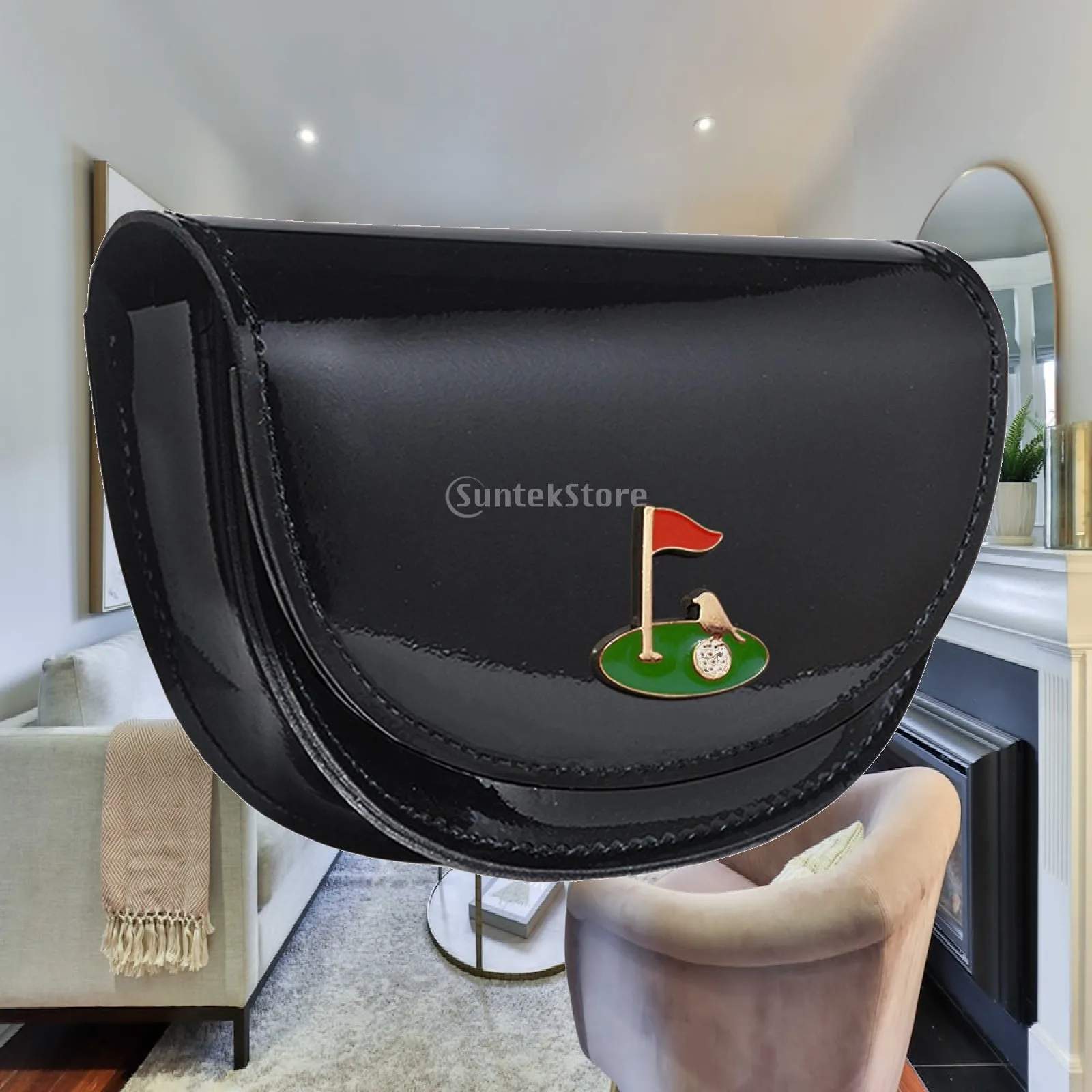 Golf Rangefinder Protection Case PU Material Waist Bag Storage Organizer for Outdoor Golf Accessories