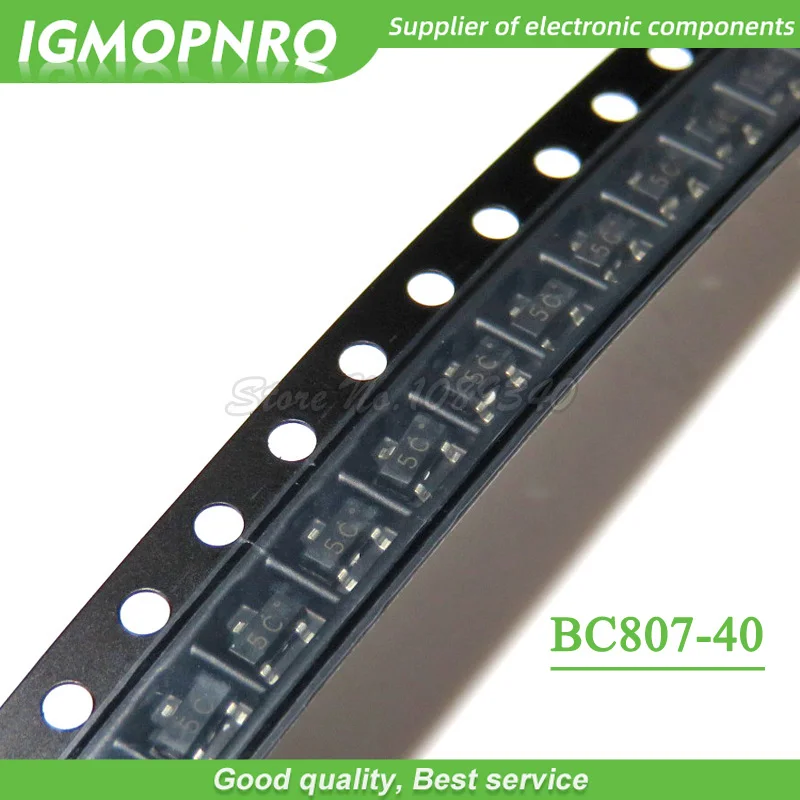 100pcs/lot BC807-40 BC807 SOT-23 SMD transistor New Original Free Shipping