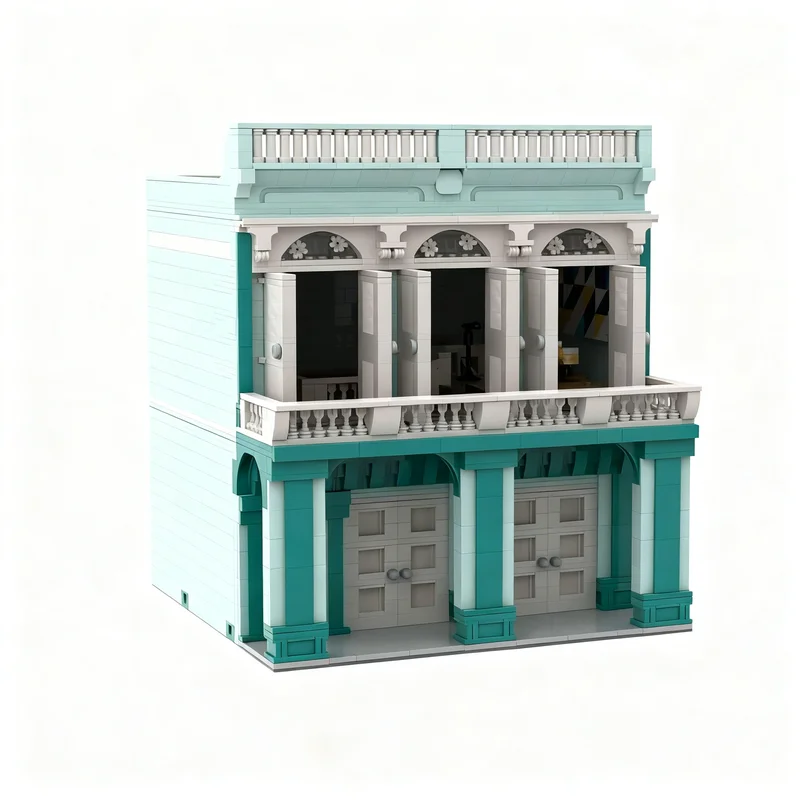 3285pcs MOC Cuban Casino - Cuban Salsa Club Modular Modular Buildings Model Building Blocks Christmas Gift Construction Toy DIY