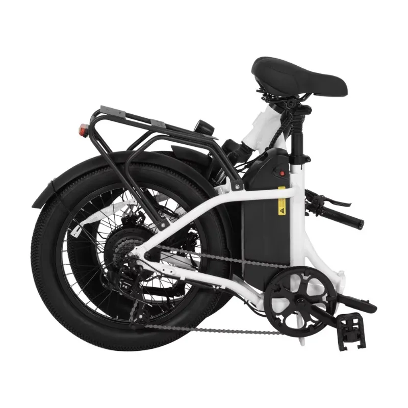 BR DYU C9 20 Inch Adult Electric Bicycle Fat Tire Step Through E Bike With Front Suspension In UK EU Warehouse