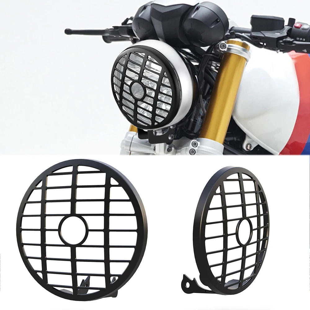 For BMW RnineT Scrambler K 23 R Nine T Scrambler K23 2023 2022 2021 Motorcycle Headlight Grill Guard Protection Cover Protector