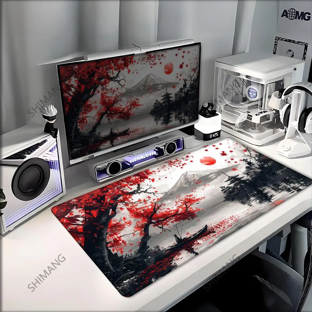 

Landscape ink painting Mouse Pad Desk Pad Mouse Mat Game Mouse pad Gift Mouse Pad Anti-Slip Rubber Base Extended Keyboard Pad