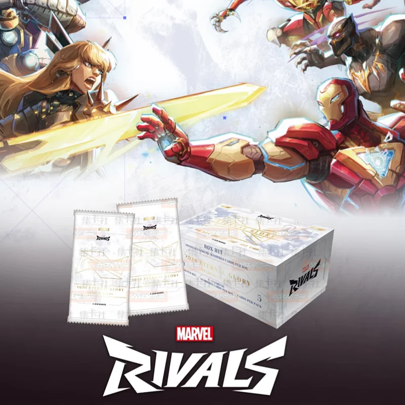 

Genuine Marvel Rivals Card Eternal Glory Series Hero Signature Card Iron Man Spider Man Trading Game Battle Collection Card Gift