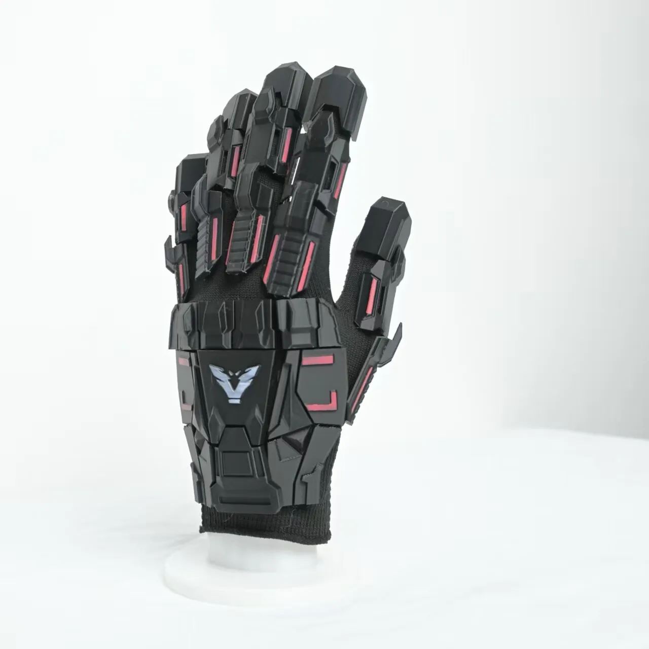 YCTAC Tactical Gloves Hard mechanical gloves Knuckle Airsoft Paintball Shooting Cyberpunk Mech Armor for Adult Cosplay Outdoor view 3