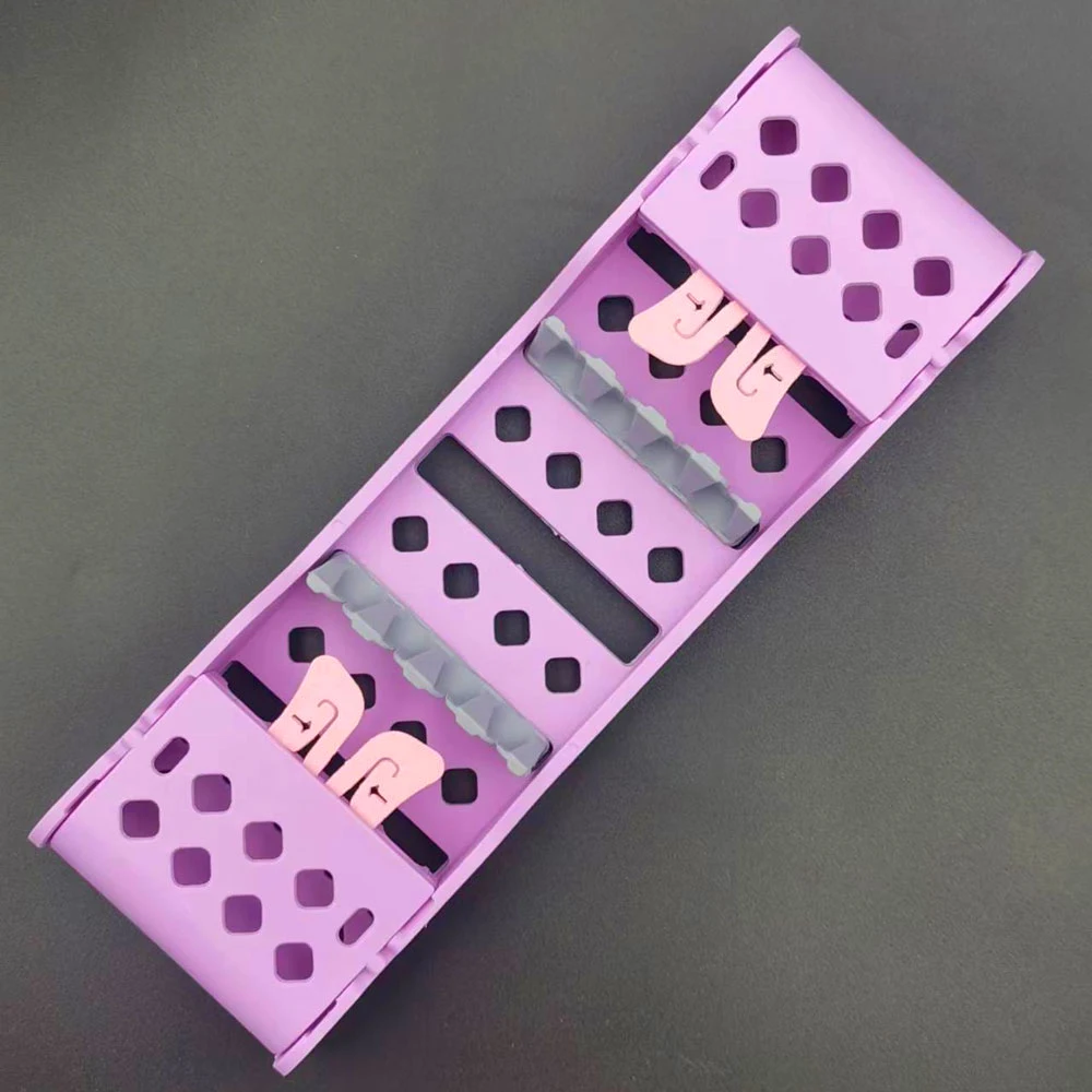 

Dental Instrument Sterilization Box 135℃ Autoclavable Dental Instrument Holders for 4pc Dental Instrument Box