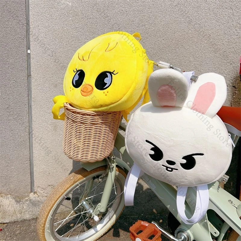 Kpop Fashion Bangchan Woojin Lee Know Minho Fans Ransel Lucu Kawaii Tas Mewah Hadiah Ulang Tahun Desain Bordir Tas Wanita