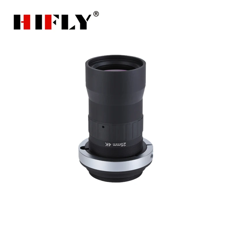 ZXY 2021 Low Distortion 4K7u F4-22 0.015X-0.175X 25mm 4K Line Scan Lens for Industrial Cameras