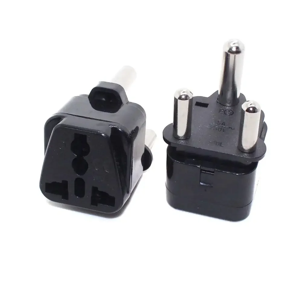 Large South Africa Plug (Type M), 15A 250V AC Power Socket AU US UK to South Africa/Swaziland/Lesotho Converter Travel Charing