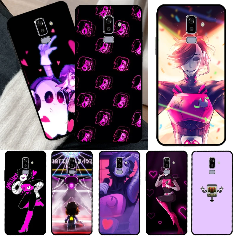 Anime Undertale Mettaton Cover For Samsung Galaxy J8 A6 A7 A8 A9 2018 J4 J6 Plus J3 J5 J7 2016 A3 A5 2017 Back Case