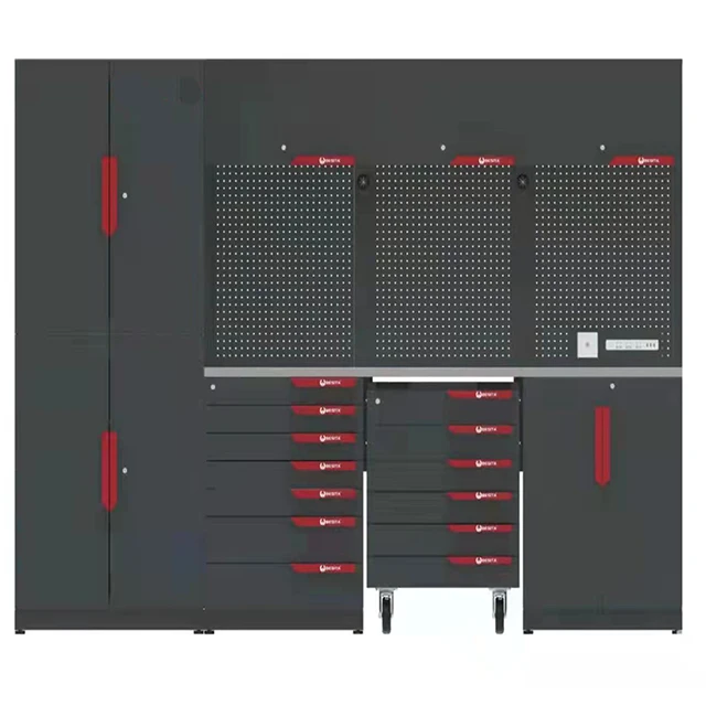 Professional Chests Heavy Metal Industrial Duty Boxes Storage Garage Series Storage Combination Mechanic Tool Storage Cabinet