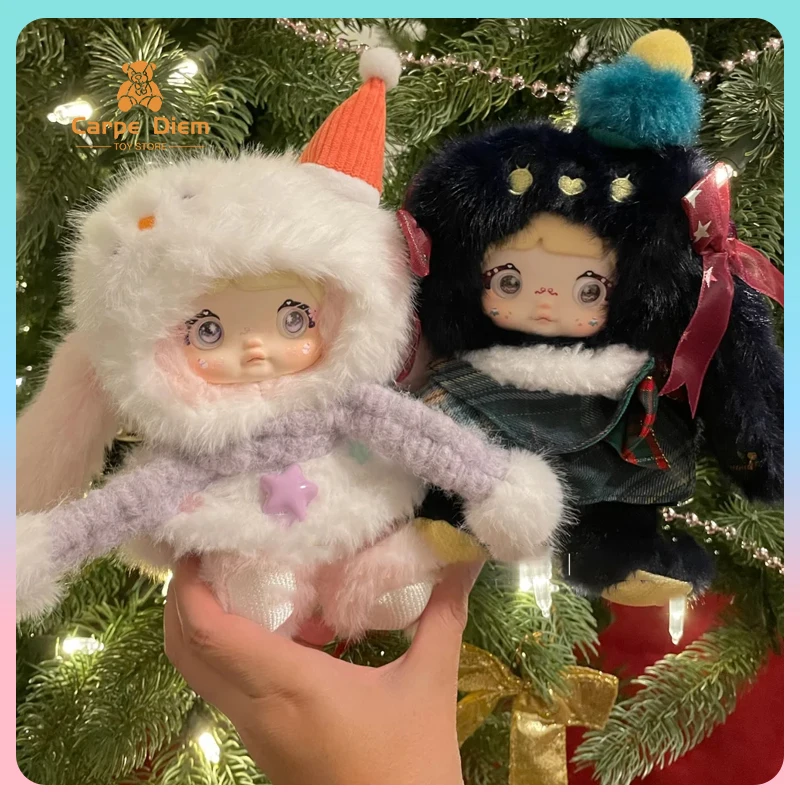 

Оригинальная серия Nommi Magical Christmas Eve, виниловая слепая коробка для лица, плюшевая кукла, модные игрушки, кукла, орнамент, коллекция, рождественский подарок для девочек