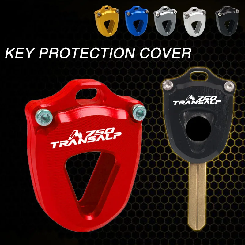 Motorcycle CNC Key Cover Case Shell Keys Protection Fit For HONDA TRANSALP XL 750 XL750 2023 2024