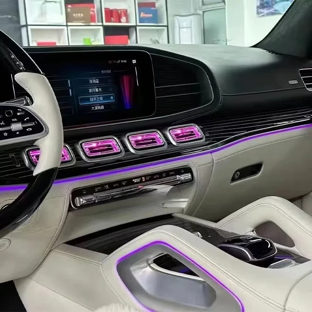 car interior modification, additional installation in out-of-trend luminous atmosphere