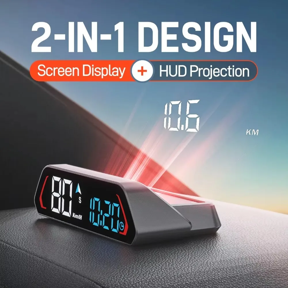 S200G HUD Head Up Display Multi Functional Projection on Car 2 IN 1 LED HD Speedometer