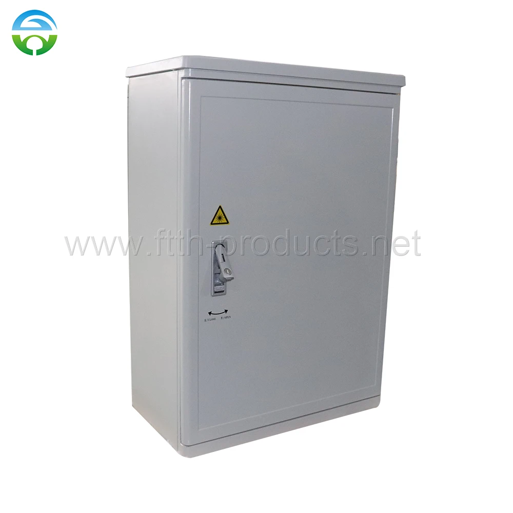 96 Core Fiber Optical Cabinet Without Base For Wall Or Pole Mounted Including Splice Module