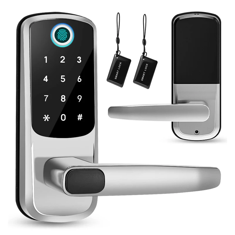 

Cerradura Inteligente Exterior Puerta Casa Alexa Smart Life Google Home Corrediza Wifi Ttlock App Keyless Entry Fingerprint Lock