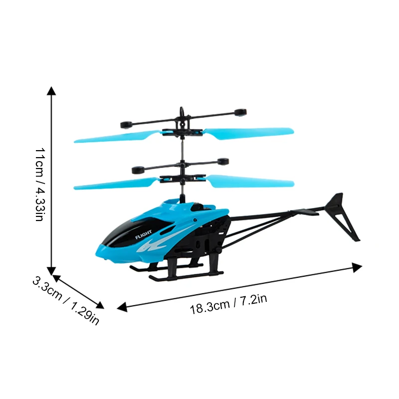 Carregamento de aeronaves de controle remoto, helicóptero bidirecional, suspensão interna, anti-queda, drone rc, brinquedos, presentes para crianças