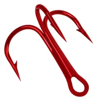 2025 New 50 pcs Treble Fishing Hooks  Small Round Bent Triple Hard Lure Spoon Fishhook size 2# 4# 6# 8# 10# Fishing hooks