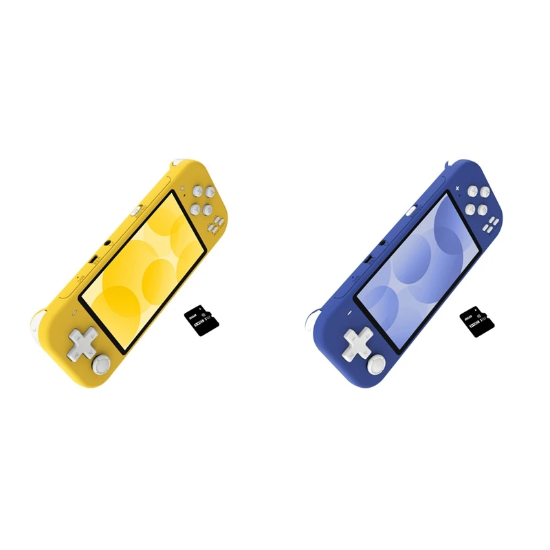X20 มินิคอนโซลเกมอาเขต 4.3 นิ้วหน้าจอ HD คอนโซลแบบพกพา 8GB มินิเกมเครื่องทนทานใช้งานง่ายสีฟ้า