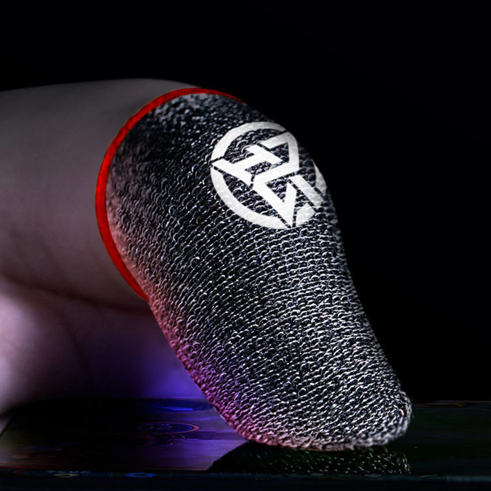 20 Pcs Gaming Finger Cover Sweatproof for PUBG Gamer Fingertips Cover Anti-slip Finger Cots Cover for Touch Screen Mobile Gaming