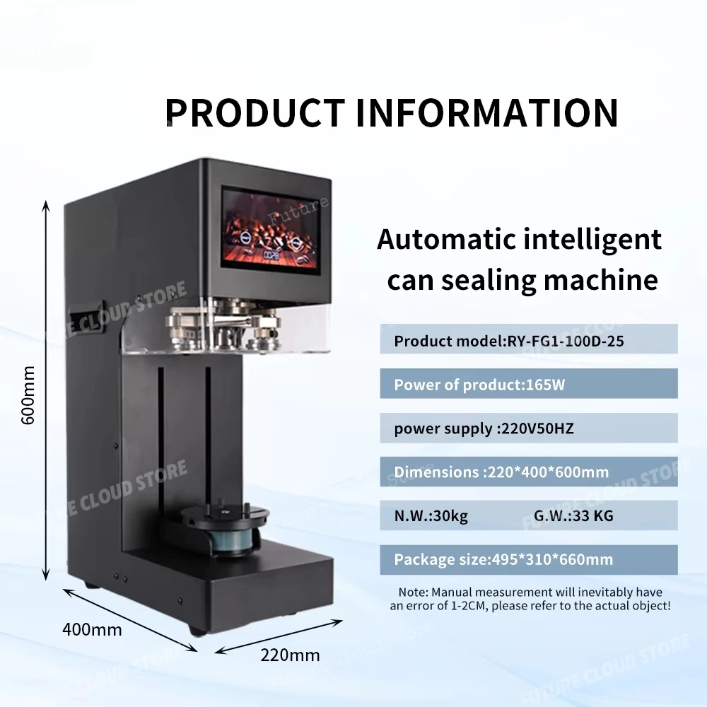 

Portable Beverage Can Sealer Beer Juice Coffee Can Sealer, Commercial New Product, Plug Remarks