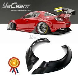 Car-Styling FRP Fiber Glass PD RB Style +80mm Rear Over Fender Flare Fit For 2009-2012 RX8 SE3P Rear Over Fender