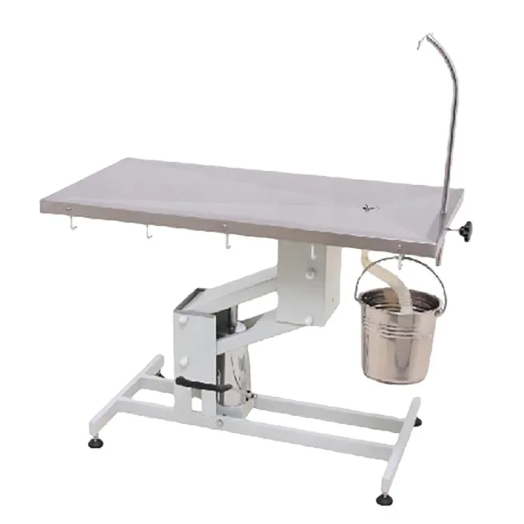 Excellent Quality Stainless Steel Vet Operation bed Pet Hydraulic Operating Table Surgery Table Animal Equipment VTS-872