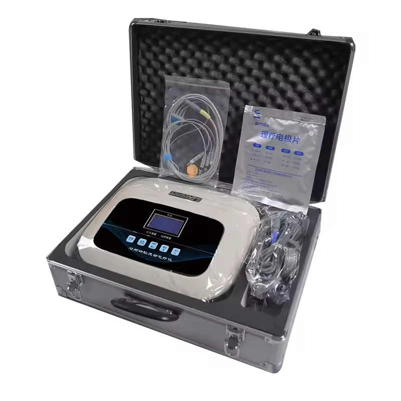 3-in-1 Transcranial Magnetic Brain Reflex Electrotherapy Device with Cap, Limb Electrodes & Ear Electrodes