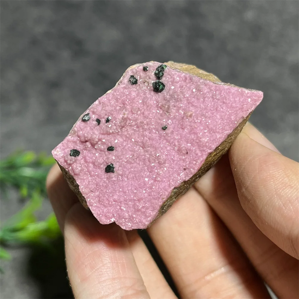 Crystal Natural Cobalt Square Solution Pink Specimen Stone Quartz Raw Gemstone Mineral Reiki Home Decoration Feng Shui Healing