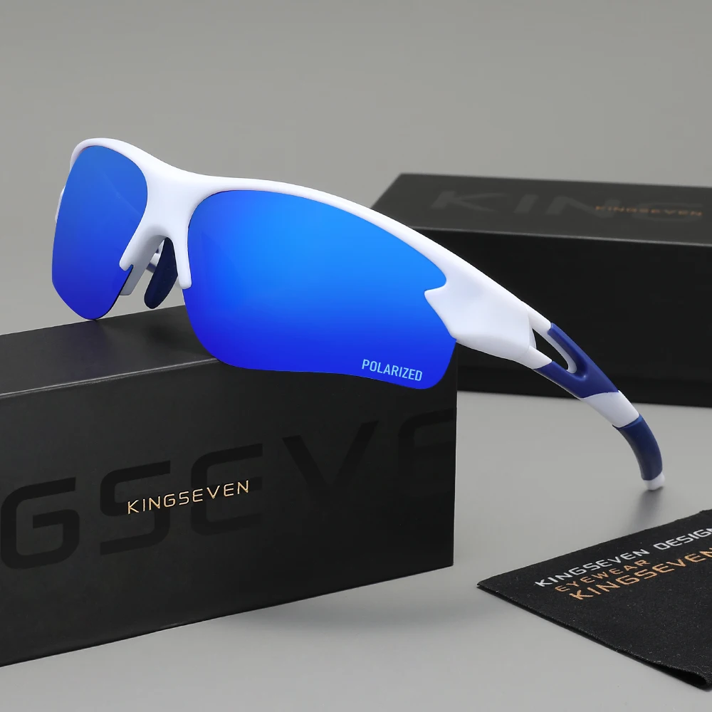 KINGSEVEN Cycling Sunglasses Bicycle Polarized UV400 MTB Outdoor Sports Casual Goggles Glasses Men Women Protective Eyewear