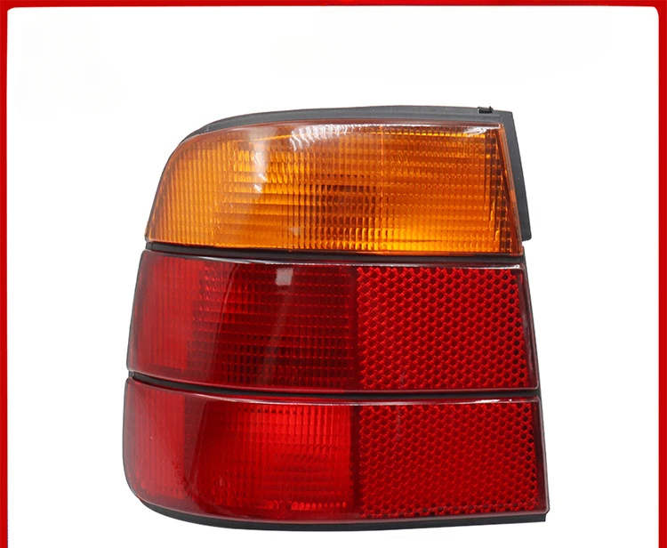 Auto parts for BMW E34 car rear tail lights, yellow brake lights 63211384009