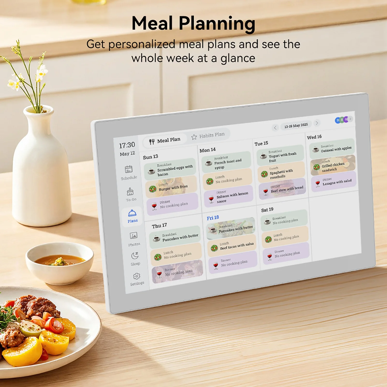 Planificador de calendario digital Tabla de tareas Pantalla táctil Full HD de 15,6 pulgadas 1080P Soporte de escritorio de pared interactivo para programación perfecta