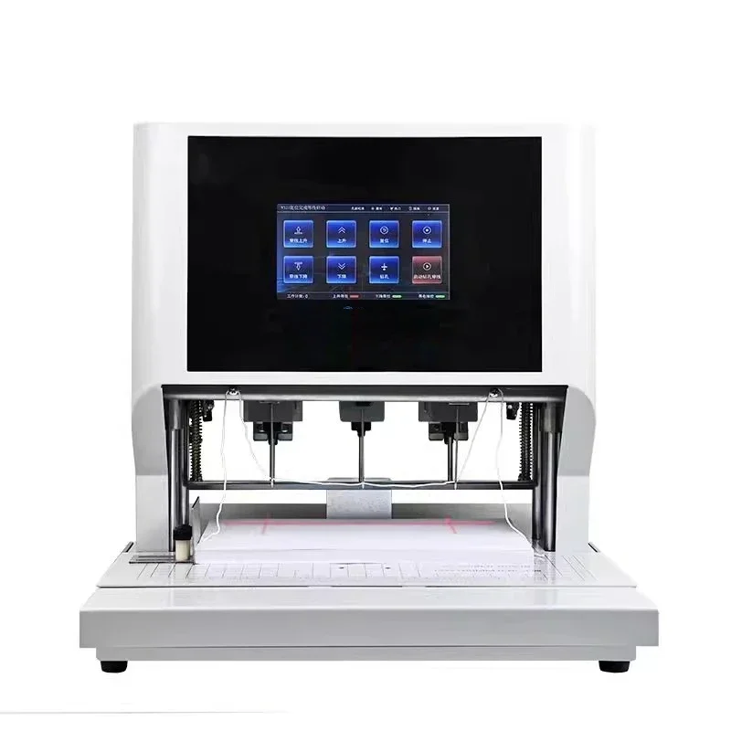 Upgrade 6350A Special Punching Machine For The Cover Of Wire Wound Leather Archives