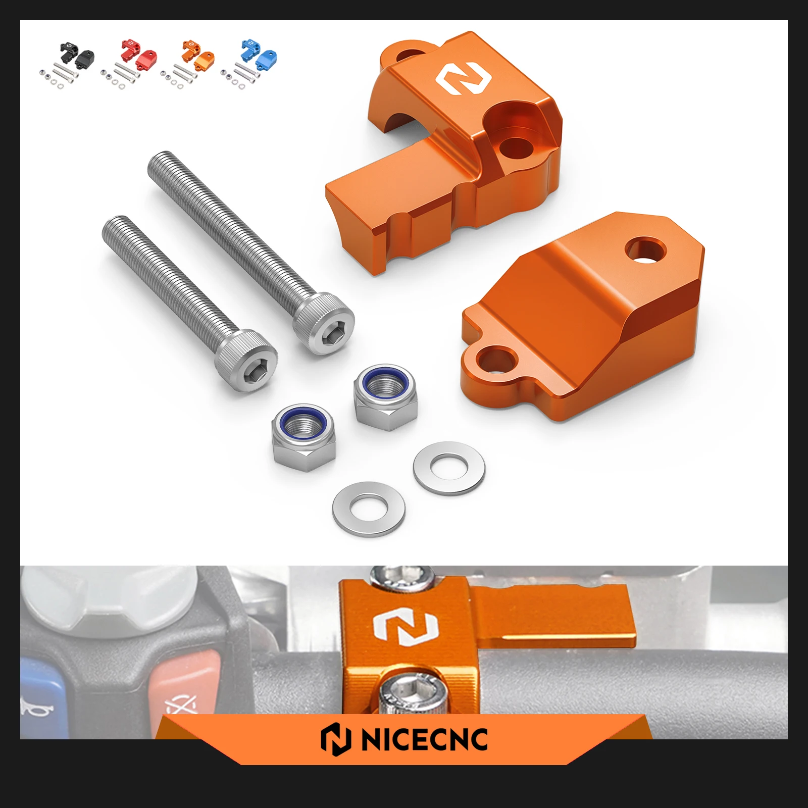 

For KTM EXC 300 250 150 TPI 2020-2023 EXC-F 530 525 500 450 400 350 300 250 200 150 125 SX XC SXF Master Cylinder Protector Kit