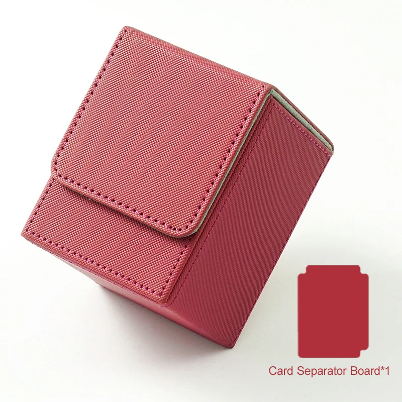 Boîte de Rangement Cartes Magic pour 3000+ MTG TCG Cartes sans Manches, Magnétique Rangement Deck Box avec 24 Séparateurs Colorés et 4 Supports Card Protector & Fenêtre de Visualisation (Gris