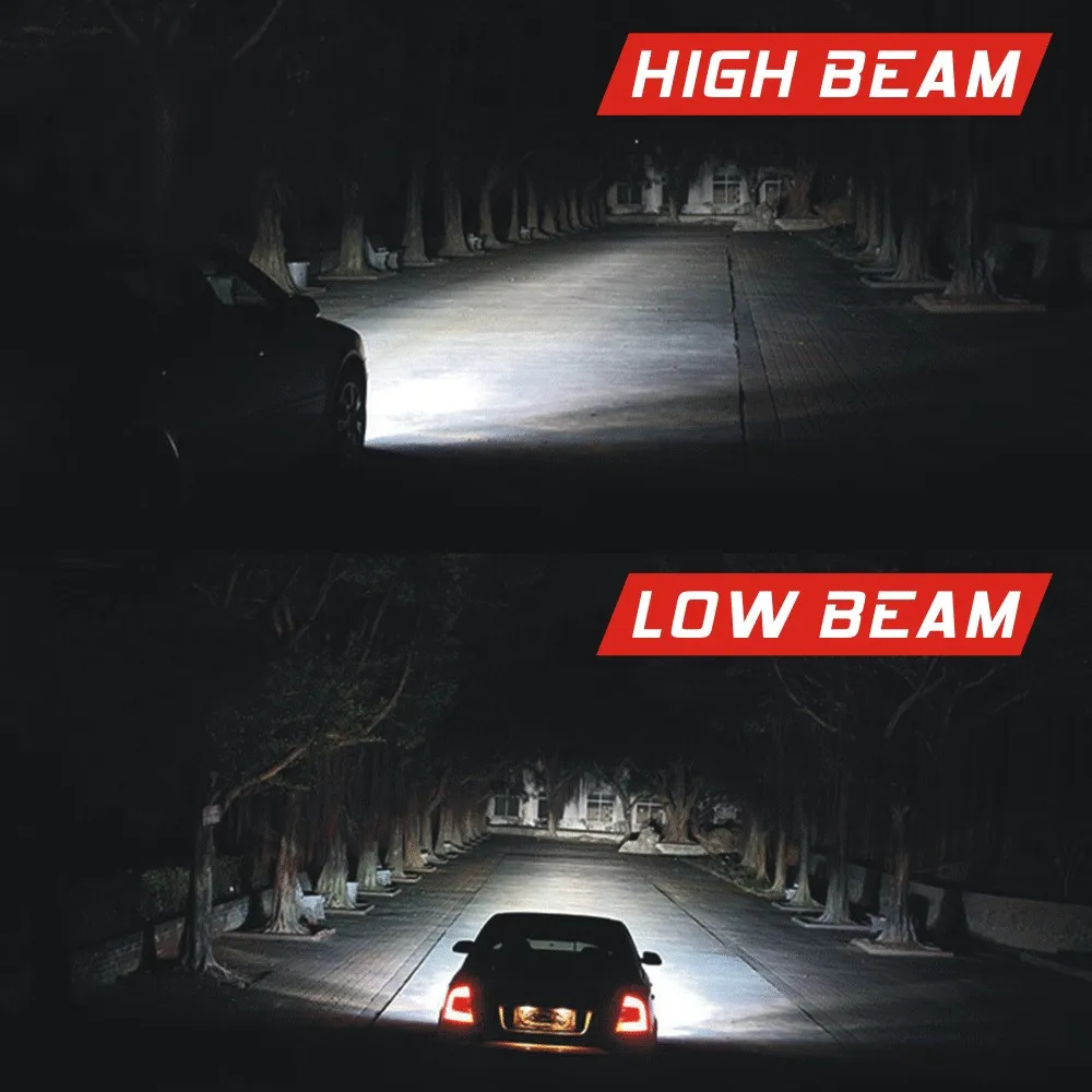TCYATO C6 Car Haedlight LED H4 H7 H1 H3 H8 H11 H10 9004 9005 HB4 9004 HB1 9007 HB2 880 881 9012 Bulb 6000K 7200LM Auto Headlamp