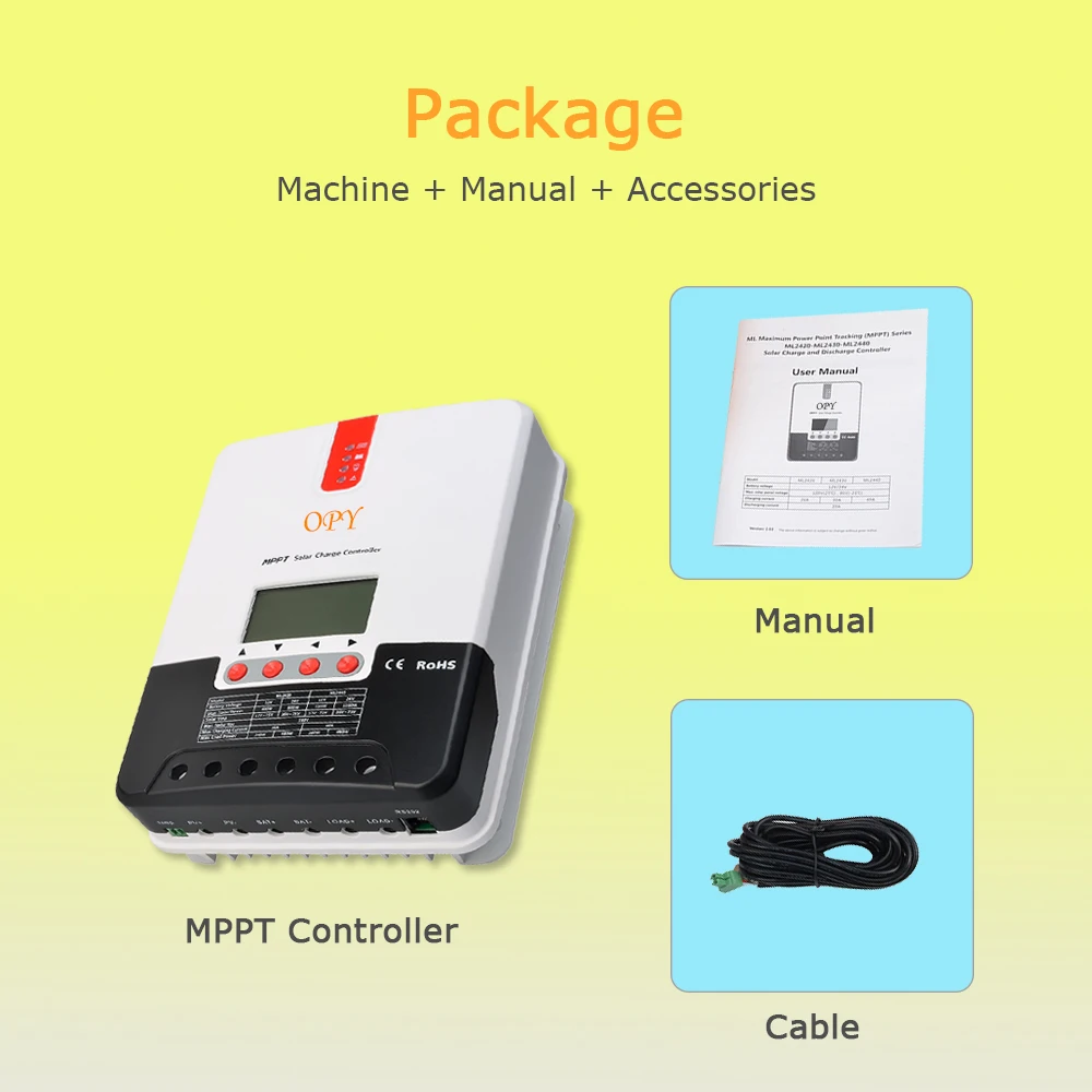 Opy excellent 24 volt controller power distributor pv mate solar