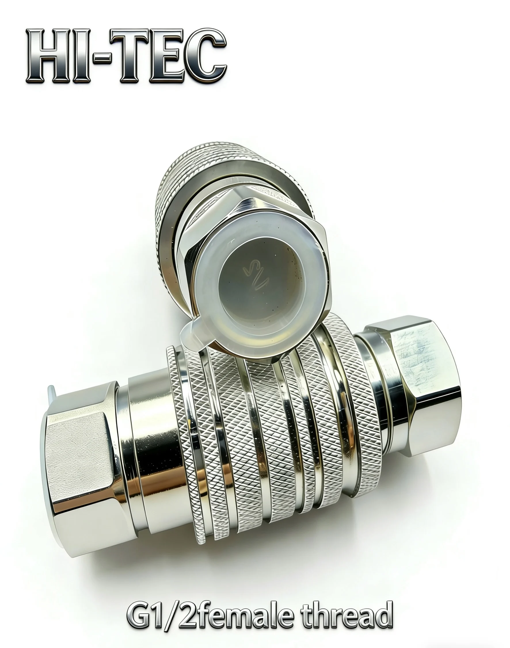 1set of hydraulic quick connectors G 1/2 inch female thread ISO-5675 push-pull connector