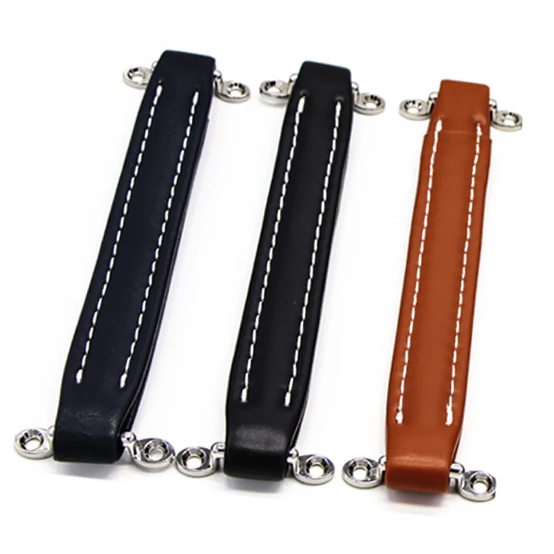 

Vintage Style Leather Handle Soft Leather Suitcase Handles Furniture Cabinet Chest Drawer Knobs Gear Parts Hardware Accessories