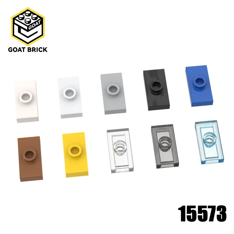 10Pcs MOC Parts 15573 Plate Modified 1 x 2 Compatible Bricks DIY Assmble Building Blocks Particle Kid Puzzle Brain Toy Gift
