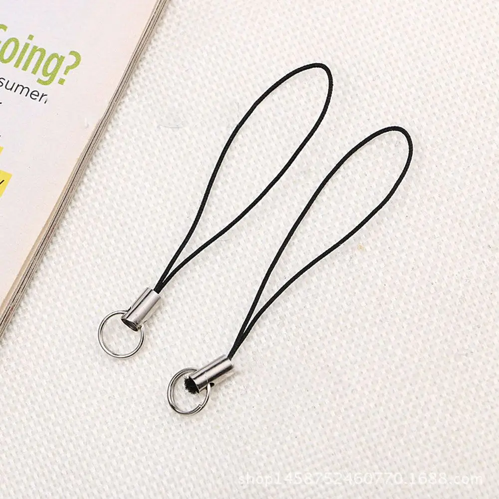 

100 шт./пакет ремешок материалы ручной работы ремешок для мобильного телефона струны двойное кольцо изготовление ювелирных изделий брелок для ключей ювелирные изделия